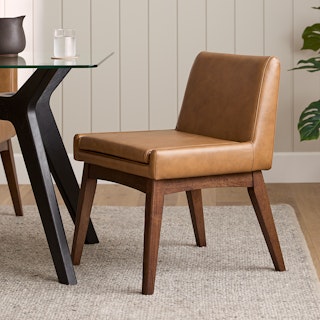 Chantel Leather Dining Chair - Toscana Tan