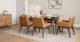 Chanel Toscana Tan Dining Armchair - Gallery View 2 of 13.