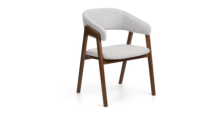 Josra Mist Gray Walnut Dining Chair - Primary View 1 of 10 (Open Fullscreen View).