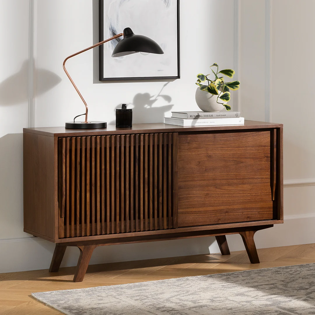 Jokuna 47.5" Walnut Media Unit - Stylish Storage