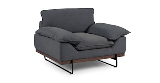 Dahlino Parcel Charcoal Lounge Chair