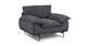 Dahlino Parcel Charcoal Lounge Chair - Gallery View 1 of 10.