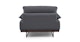 Dahlino Parcel Charcoal Lounge Chair - Gallery View 4 of 10.