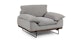 Dahlino Parcel Gray Lounge Chair - Gallery View 1 of 10.