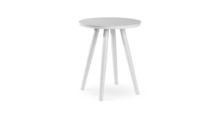 Halden Alpine White 16" Round Side Table - Primary View 1 of 9 (Open Fullscreen View).