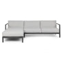 Burkel 105" Outdoor Left Sectional - Cloudy Gray