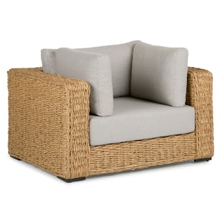 Capra 46" Outdoor Lounge Chair - Beach Sand