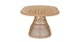 Calliope Natural Oval Dining Table - Gallery View 4 of 11.