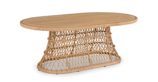 Calliope Natural Oval Dining Table