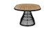 Calliope Black Oval Dining Table - Gallery View 4 of 11.