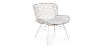 Lobbii Chalk Gray Lounge Chair