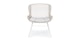 Lobbii Chalk Gray Lounge Chair - Gallery View 3 of 13.
