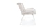 Lobbii Chalk Gray Lounge Chair - Gallery View 4 of 13.