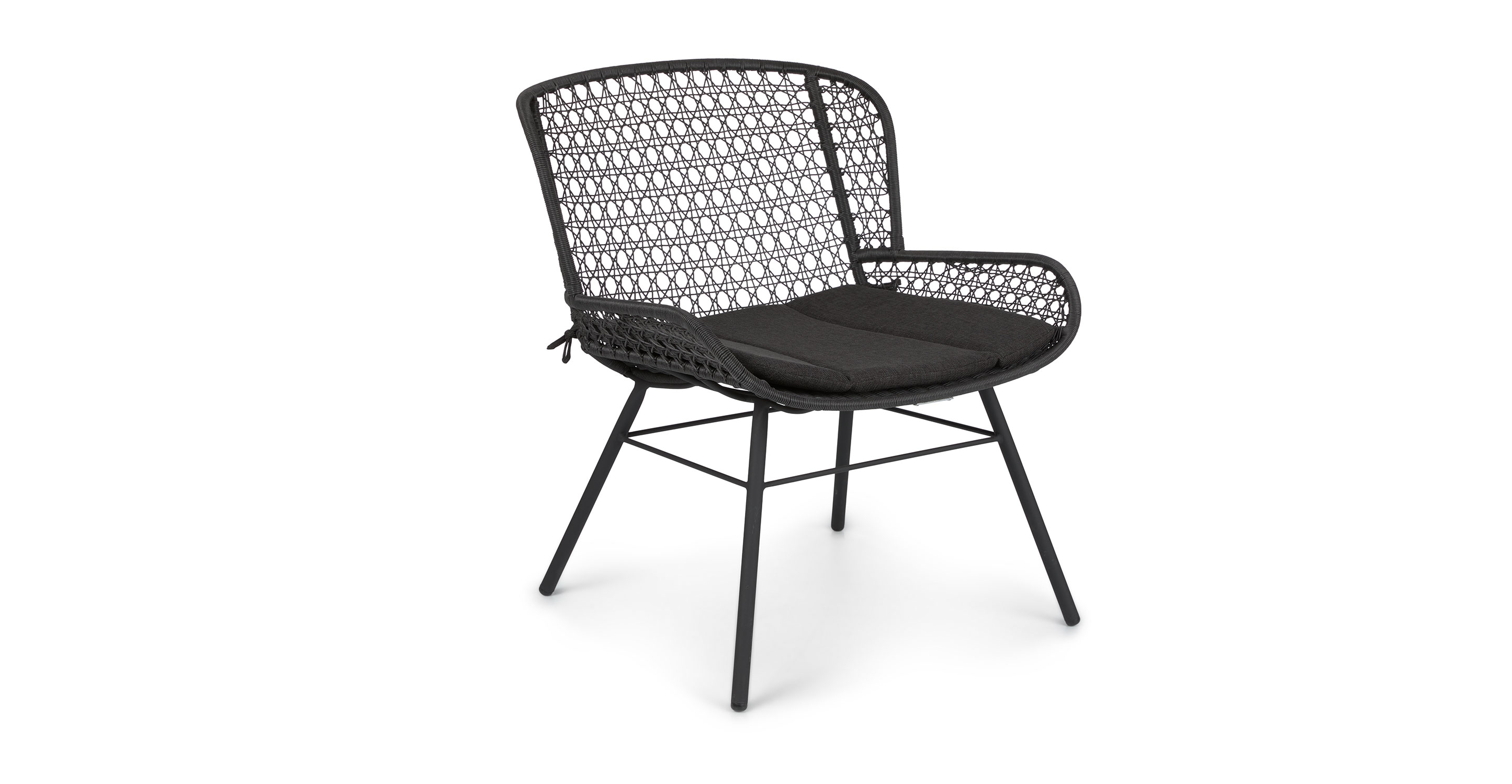 Lobbii Sundown Black Lounge Chair