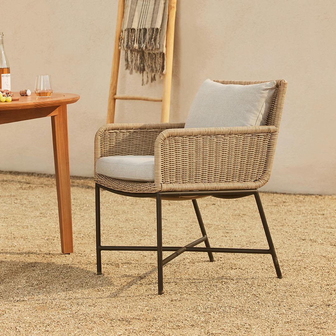 Tody Outdoor Dining Chair - Beach Sand