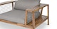 Callais Taupe Gray Lounge Chair - Gallery View 7 of 9.