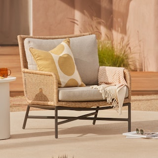 Tody 30.5" Outdoor Lounge Chair - Beach Sand