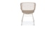Lobbii Linen Brown Dining Armchair - Gallery View 5 of 11.