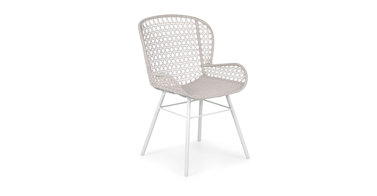 Lobbii Chalk Gray Dining Armchair - Primary View 1 of 10 (Open Fullscreen View).