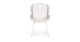Lobbii Chalk Gray Dining Armchair - Gallery View 3 of 11.