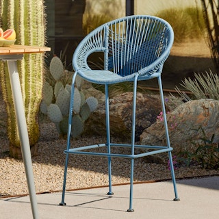 Kasiko Outdoor Bar Stool - Storm Blue