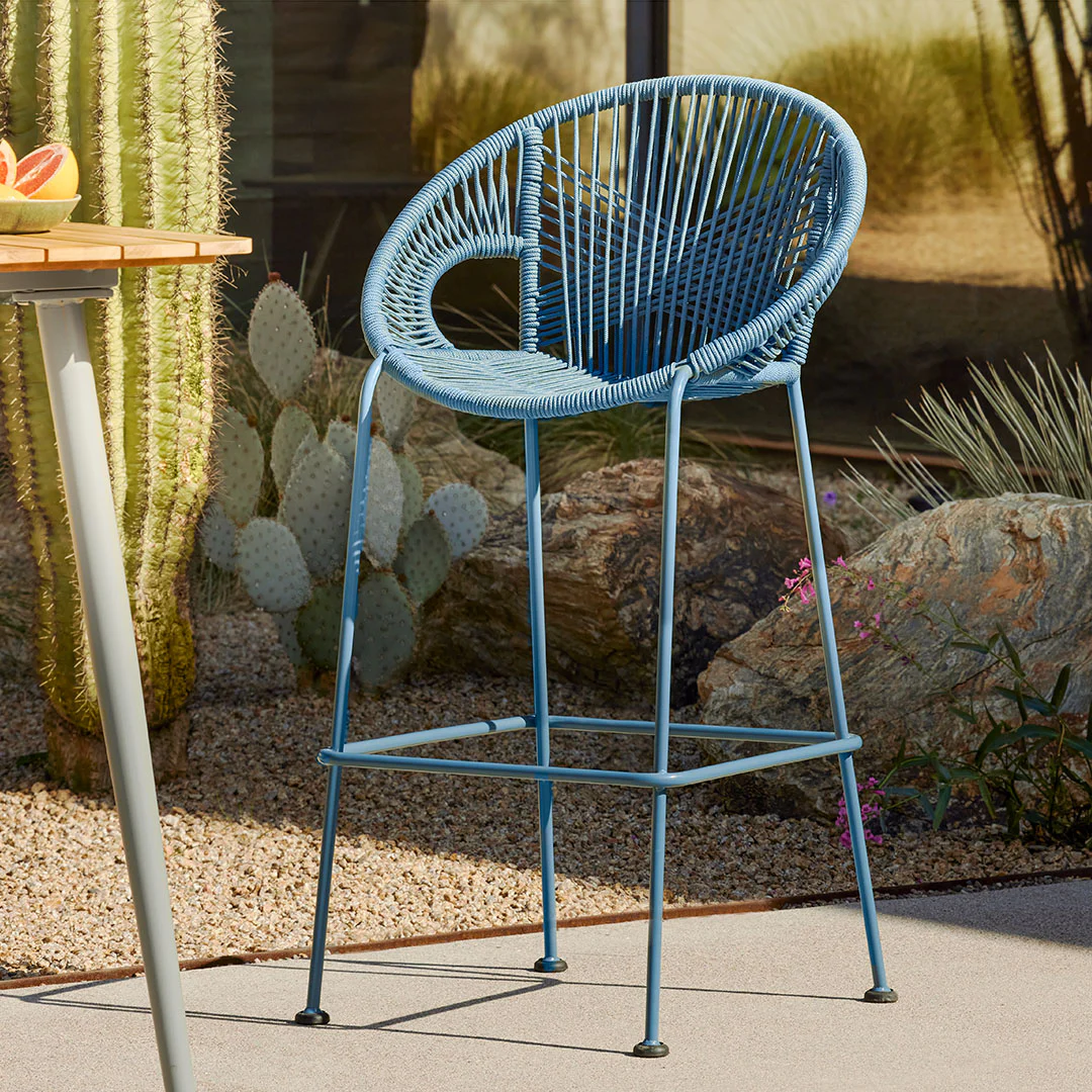 Kasiko Outdoor Bar Stool - Storm Blue