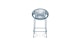 Kasiko Storm Blue Counter Stool - Gallery View 3 of 12.