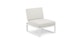 Kezia Lily White Armless Chair Module - Gallery View 1 of 12.