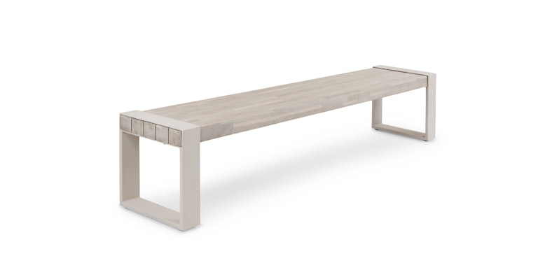 Lubek Byron Gray Bench - Primary View 1 of 8 (Open Fullscreen View).