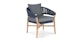 Makali Whale Gray Lounge Chair - Gallery View 1 of 11.