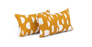 Fasen Geome Orange Small Pillow Set