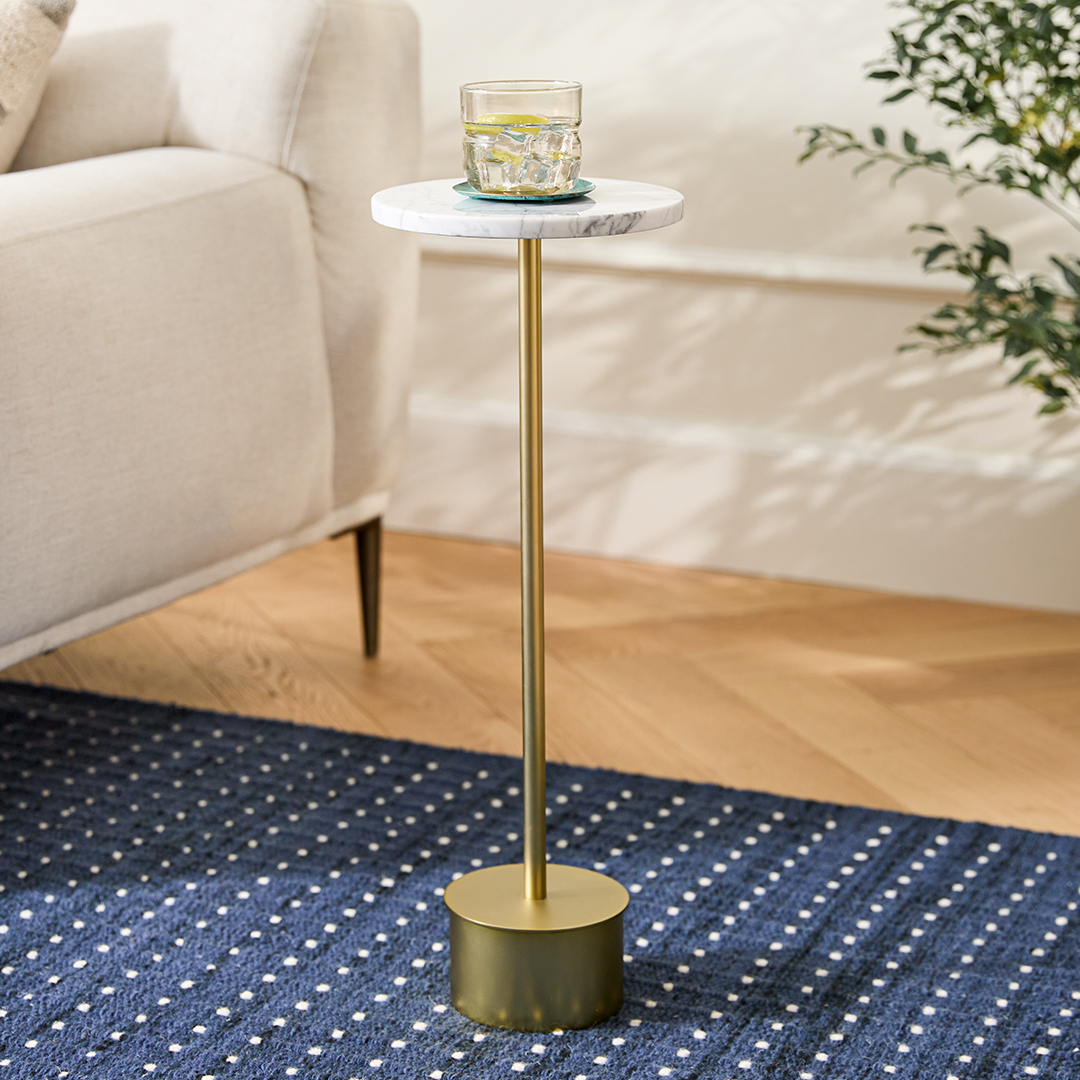 Marble drinks table discount