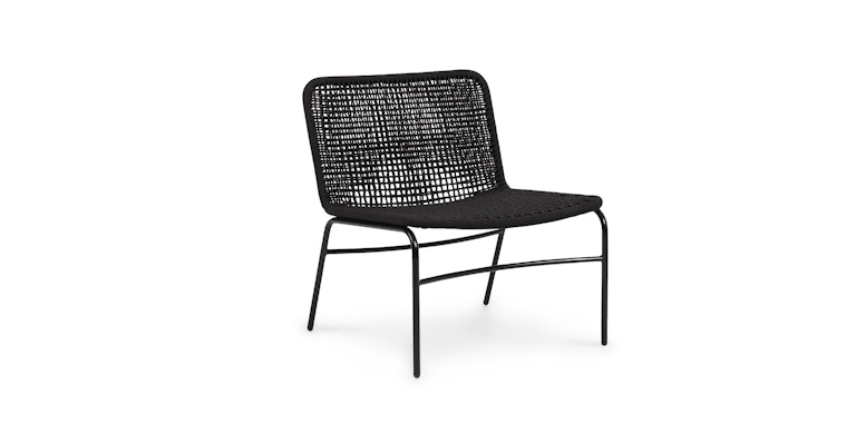Auma Midnight Black Lounge Chair - Primary View 1 of 11 (Open Fullscreen View).