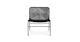 Auma Midnight Black Lounge Chair - Gallery View 3 of 12.