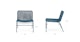 Auma Storm Blue Lounge Chair - Gallery View 12 of 12.