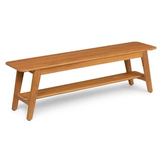 Eudo 58" Outdoor Bench - Bronze Teak
