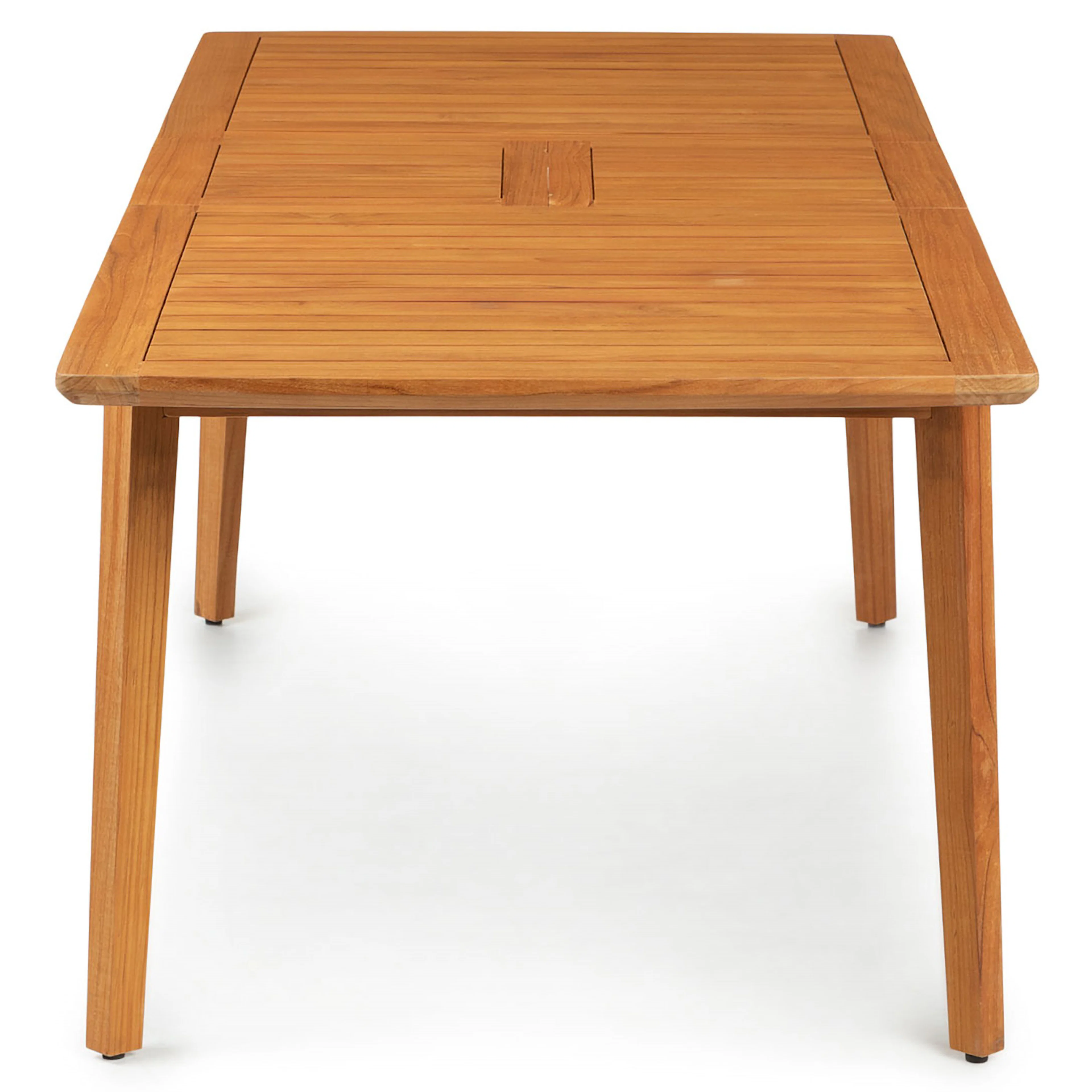 Marol 76.5" - 95.5" Outdoor Extendable Dining Table - Bronze Teak