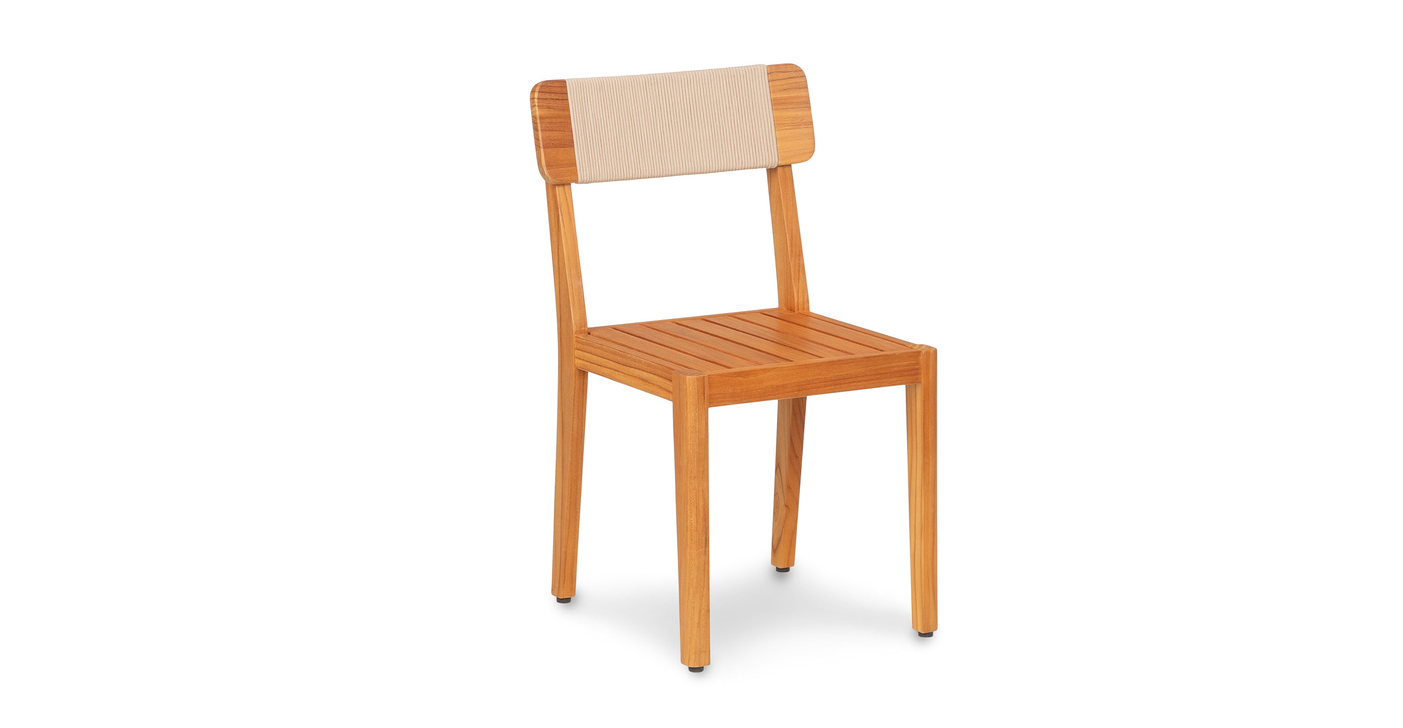 Bronze Teak Finished & Teak Wood Dining Chair - Set 2 | Article