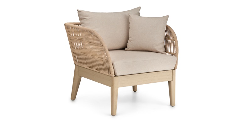 Kotelu Washed Oak Lounge Chair - Primary View 1 of 11 (Open Fullscreen View).