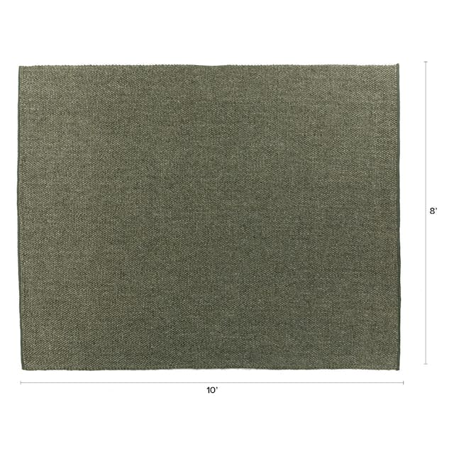 Texa Speckled Green Rug 8 x 10 | Article