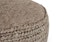 Hira Dacite Brown 30" Pouf - Gallery View 3 of 8.