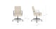 Gerven Cobblestone Ivory Office Chair - Gallery View 10 of 10.