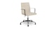 Gerven Cobblestone Ivory Office Chair - Gallery View 1 of 10.