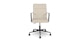 Gerven Cobblestone Ivory Office Chair - Gallery View 3 of 10.