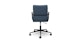 Gerven  Ultramarine Blue Office Chair - Gallery View 4 of 9.