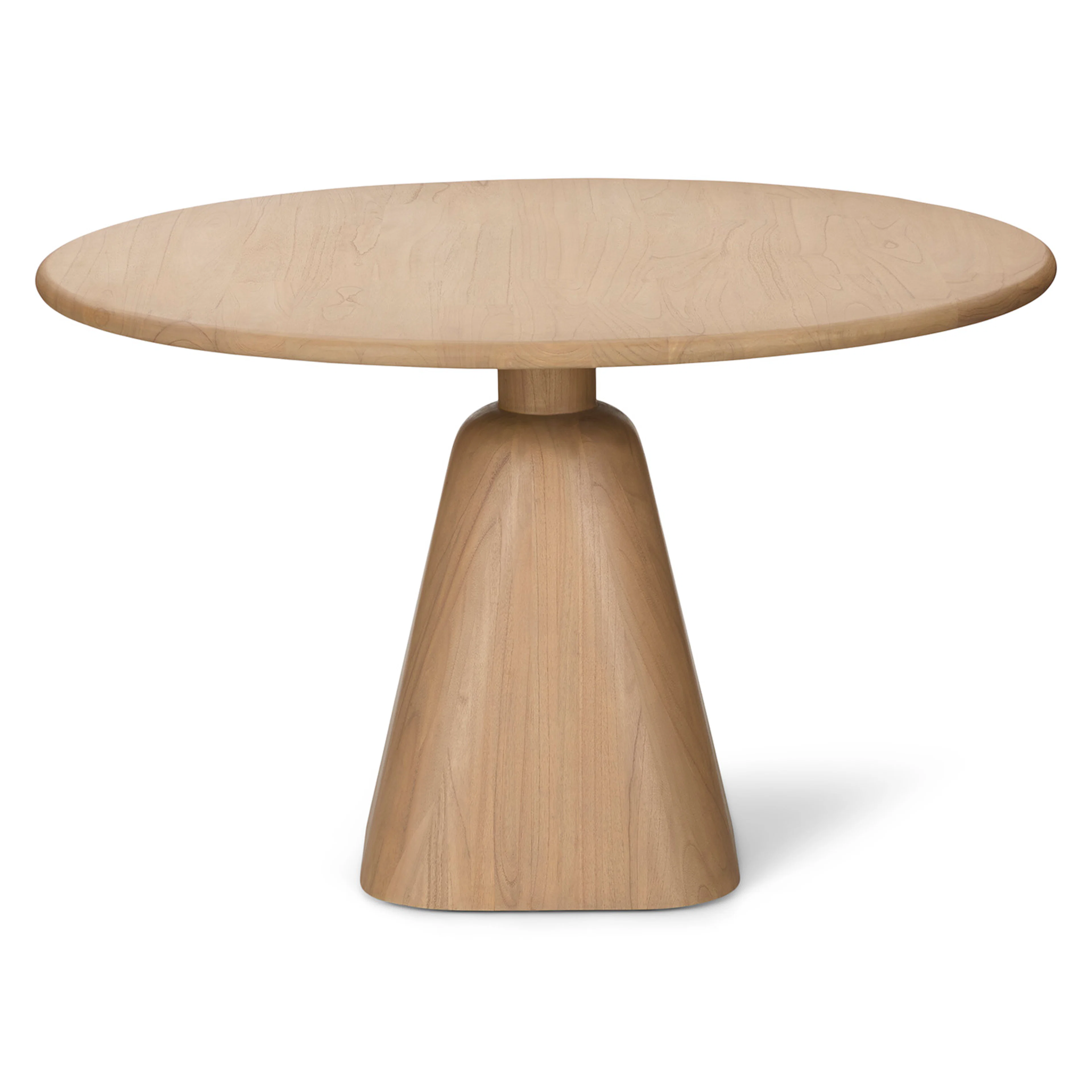 Kurasi 48" Solid Wood Round Dining Table - Natural