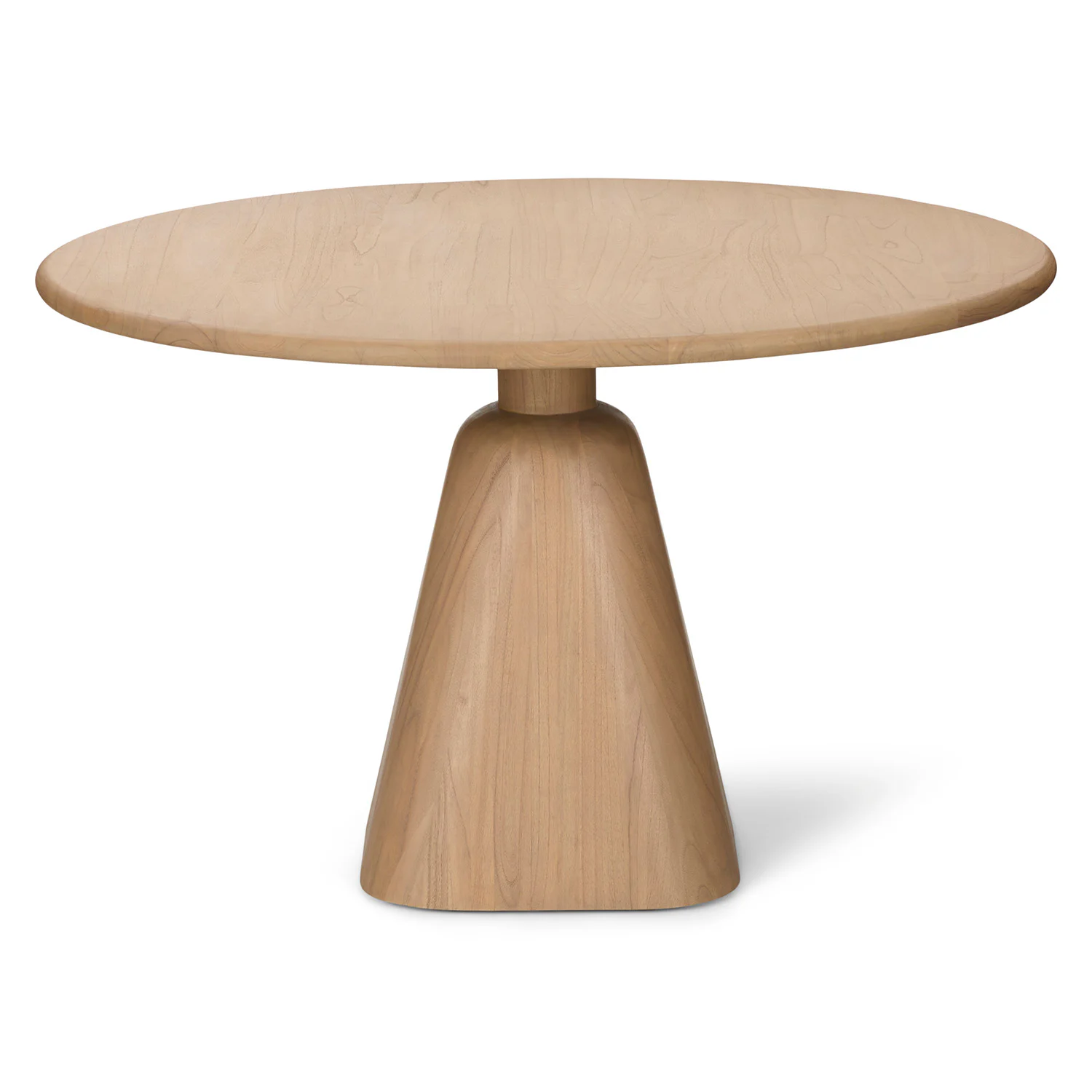 Kurasi 48" Solid Wood Round Dining Table - Natural