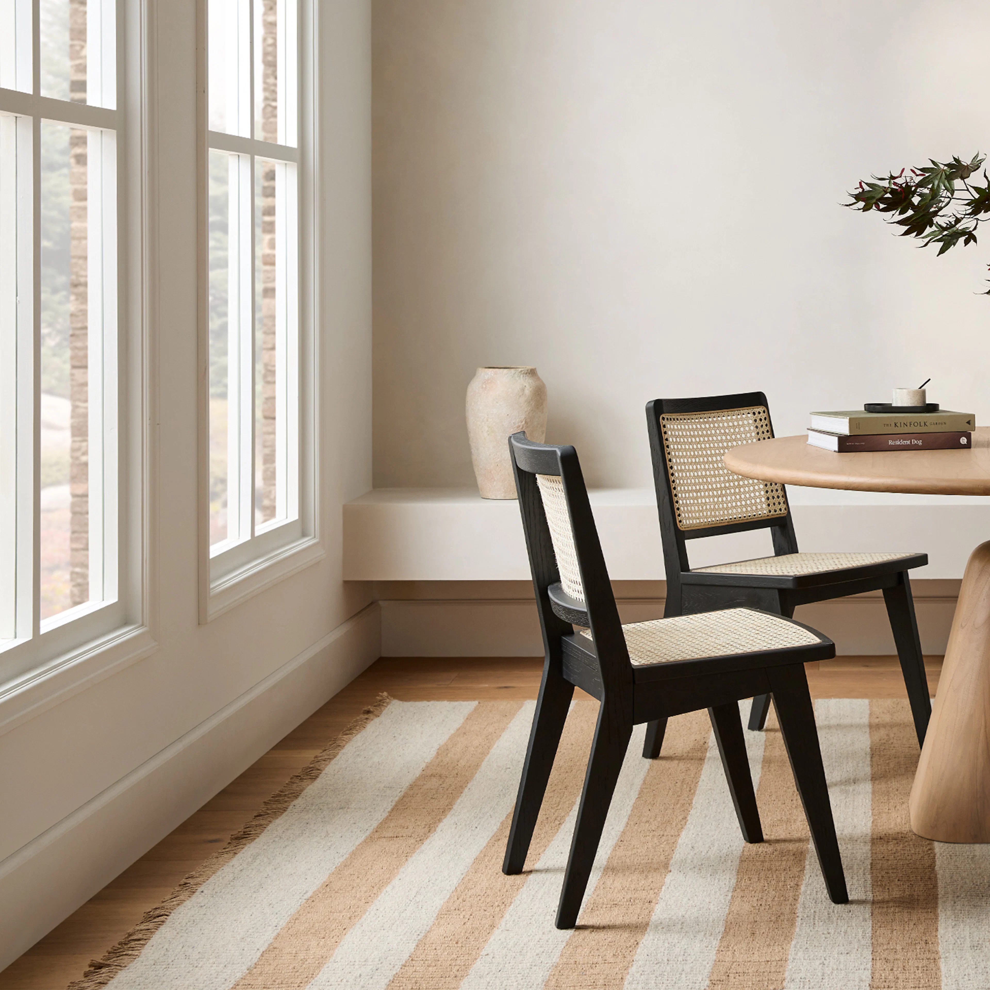 Kurasi 48" Solid Wood Round Dining Table - Natural