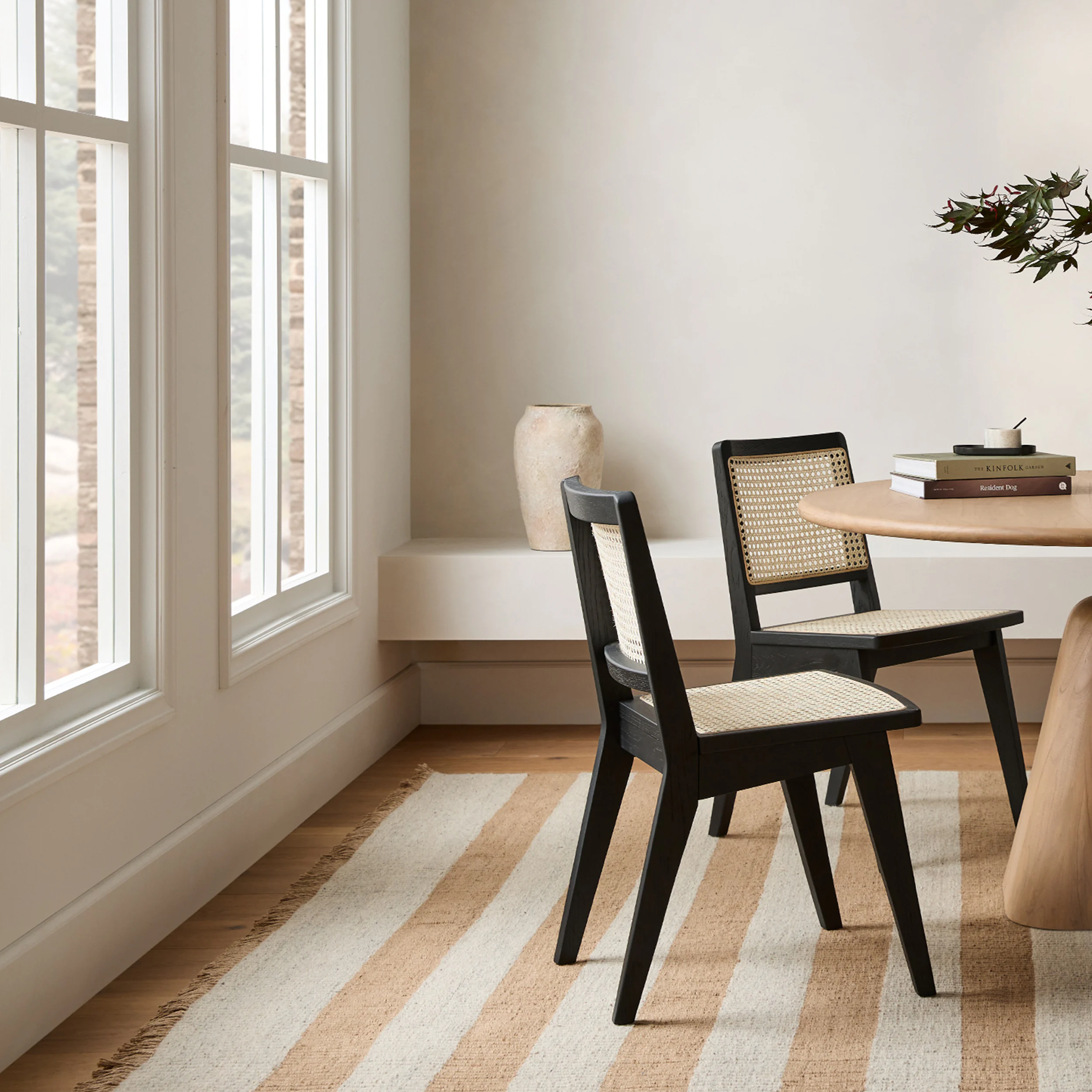 Kurasi 48" Solid Wood Round Dining Table - Natural