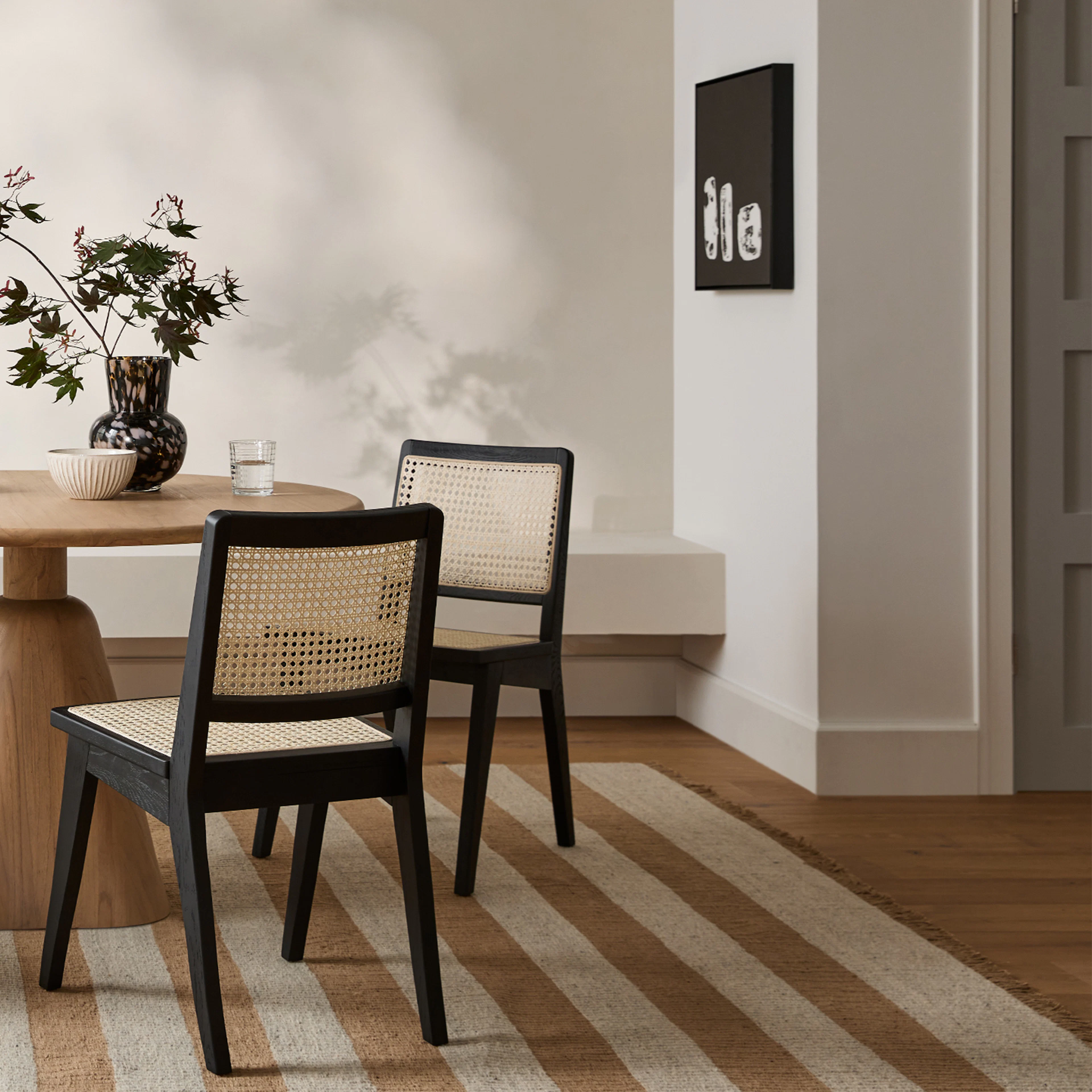 Kurasi 48" Solid Wood Round Dining Table - Natural